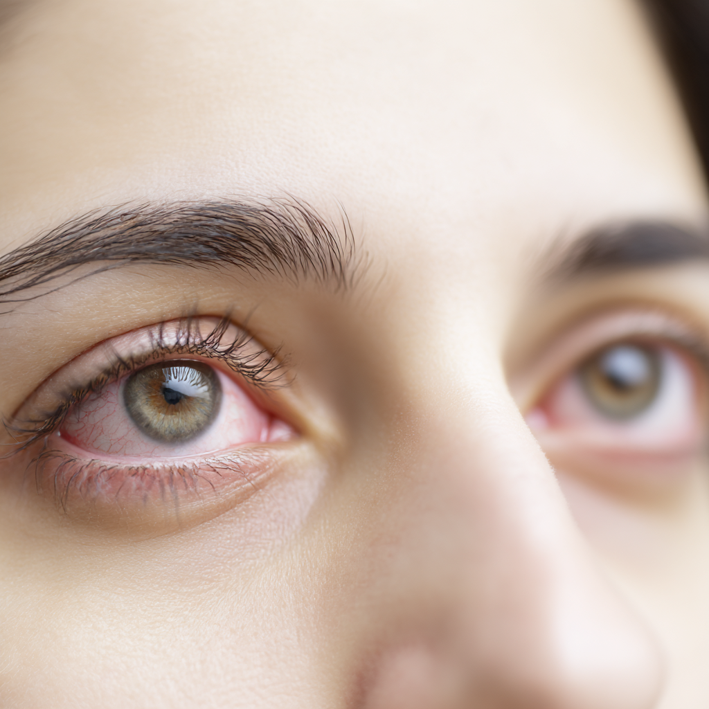 Przekrwione oczy – przyczyny, objawy, leczenie