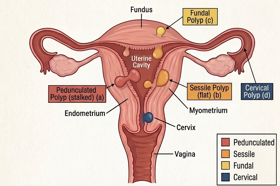 Polipy macicy – objawy, przyczyny, rodzaje i metody usuwania